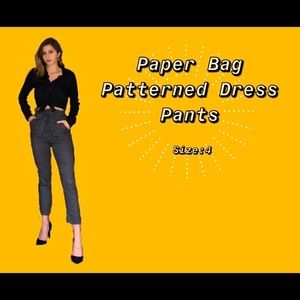 Paper Bag Style Dress Pants
